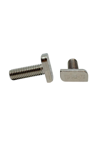 Śruba teowa młoteczkowa nierdzewna A2