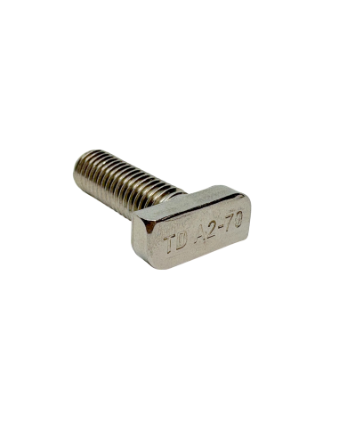 Śruba teowa młoteczkowa nierdzewna A2