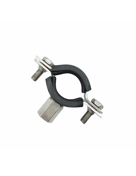 Obejma do rur z gumą nierdzewna A2 gwint M8/M10